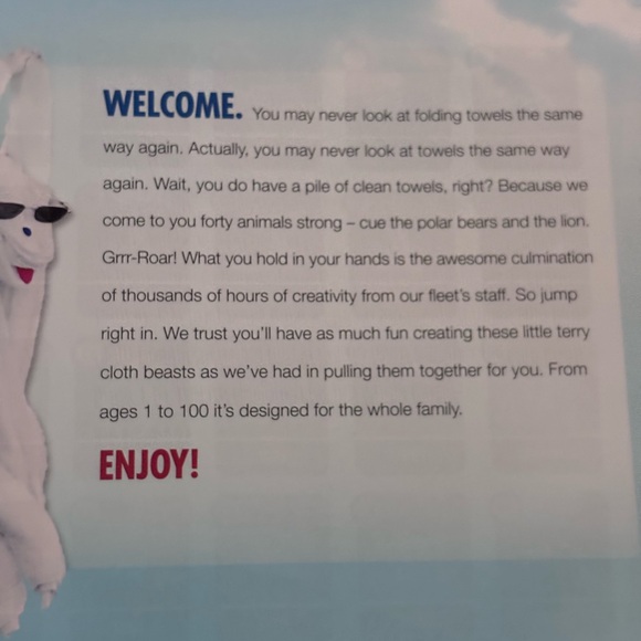 Carnival Cruise lines Towel Creations Book - Picture 2 of 7